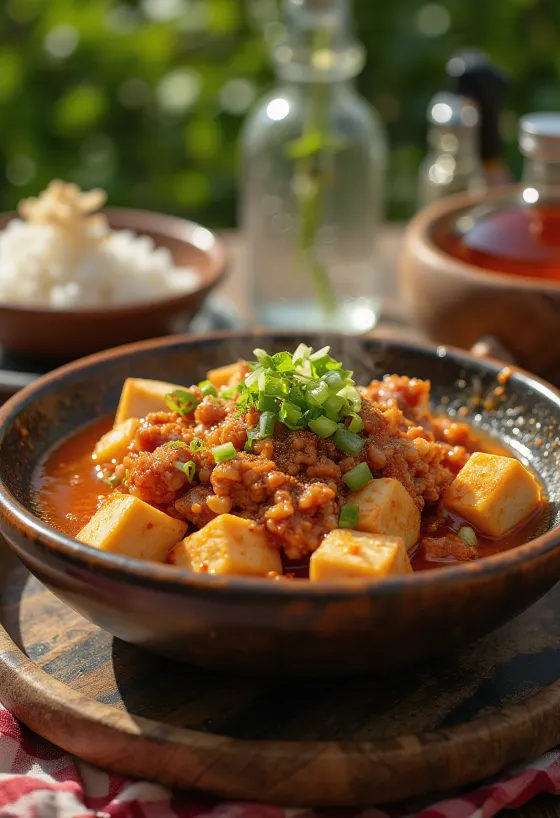 Mapo Tofu, sečuanski tofu s mljevenom svinjetinom i ljutim umakom