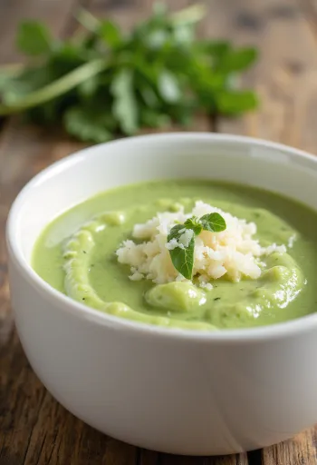 Servirani umak od rikule s vrhnjem