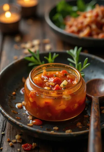 Servirani slatki chili umak