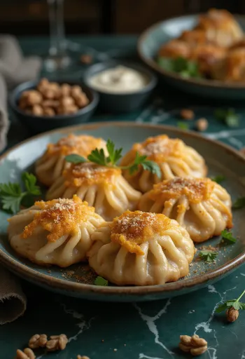 Tuniški jastučići s mentom i orasima posluženi