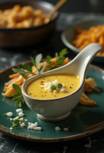 Kremasti umak od luka s curryjem u tavi