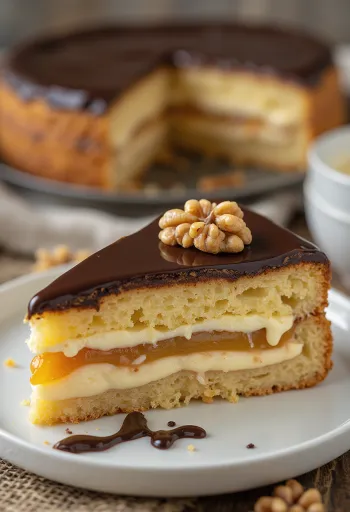 Žerbo torta poslužena na tanjuru