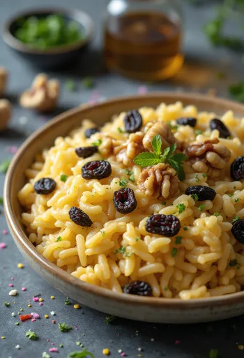 Majboos poslužen s orasima i grožđicama