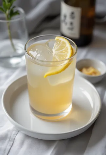 Japanski cider na bazi sakea poslužen u čaši