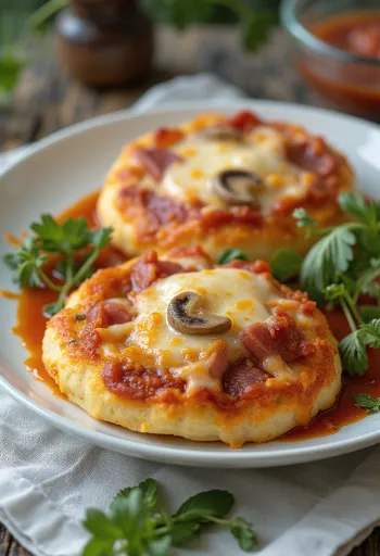 Zapečene pizza palačinke u posudi