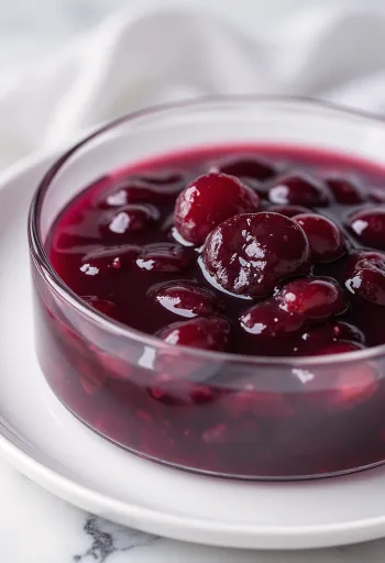 Servirani umak od šljiva s crnim vinom