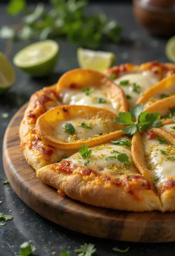 Pizza Costarricense poslužena