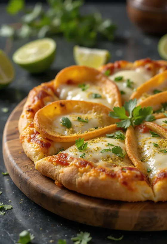 Pizza Costarricense poslužena