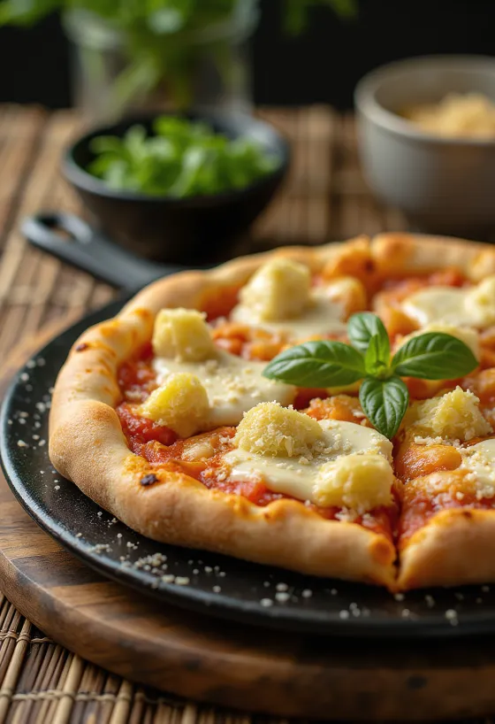 Pizza ai Carciofini s artičokama i sirom