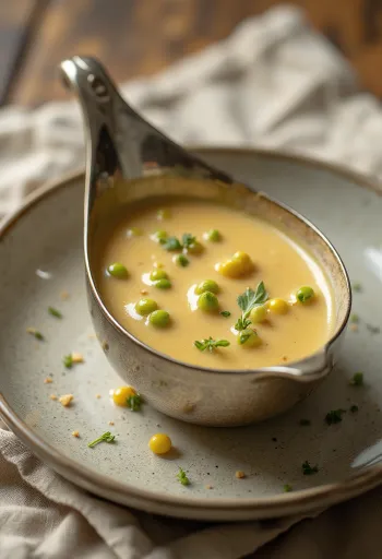 Servirani umak od maslaca sa zelenim paprom i dijon senfom