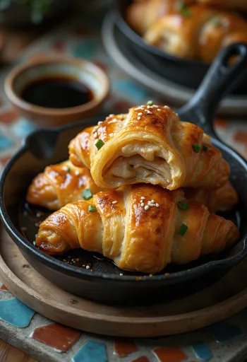 Kineski kroasan s pet začina poslužen