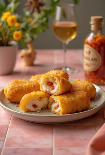 Acarajé s carurúom, poslužen sa začinjenim kuglicama od graha i sezamom