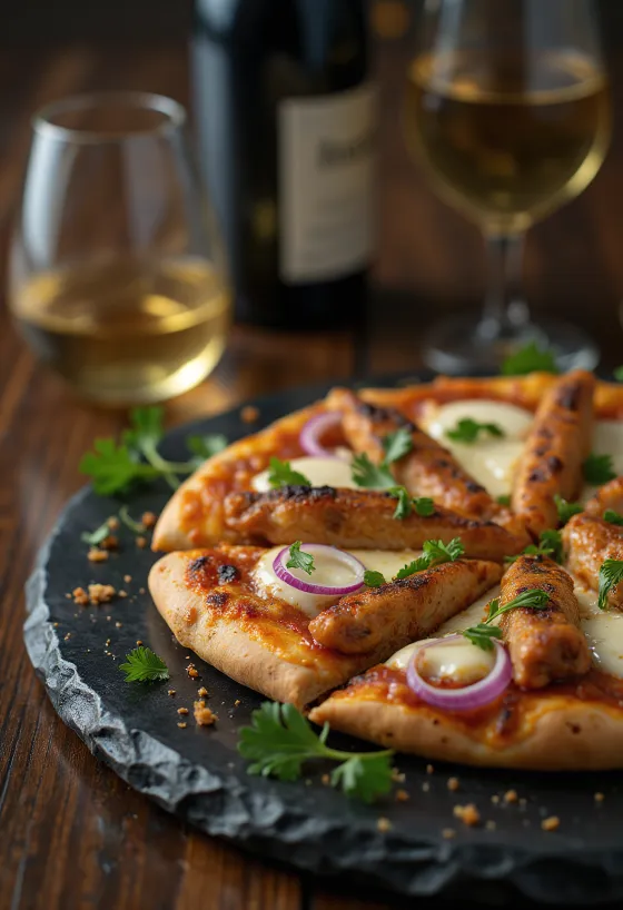 Pizza Ethiopian Style poslužena